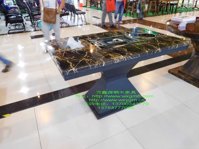 火锅餐桌-烤涮一体桌