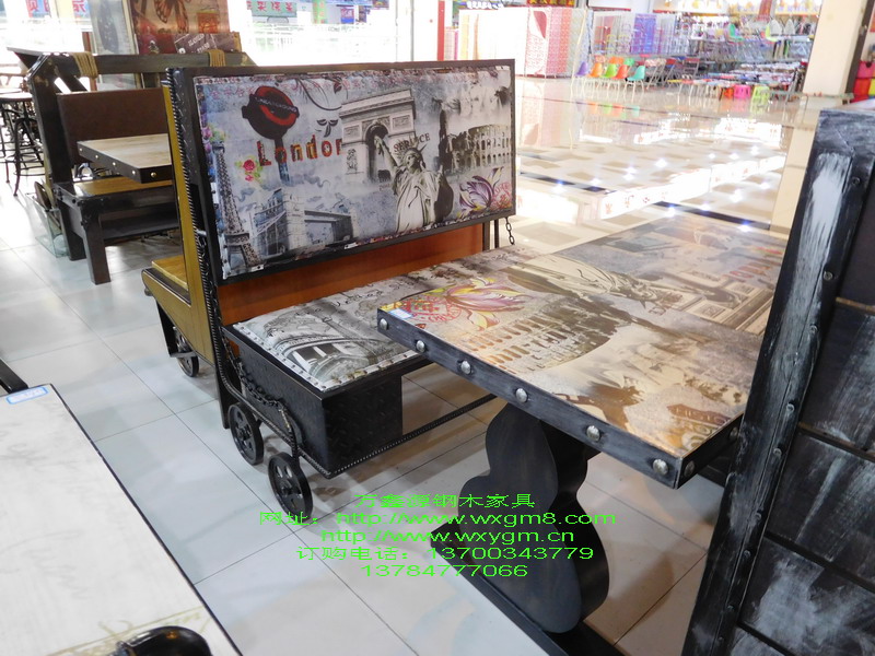 主题餐厅桌椅 013