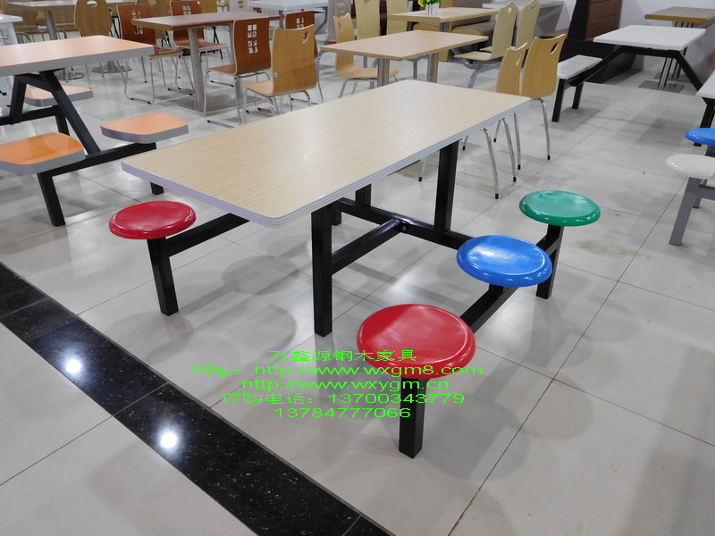 食堂六连体-圆凳003