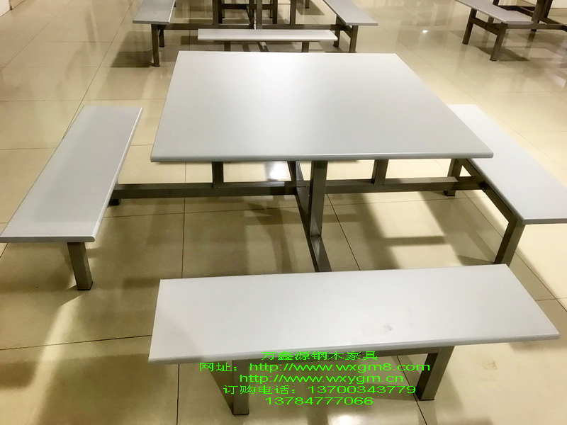 食堂餐桌椅-八人位四面012